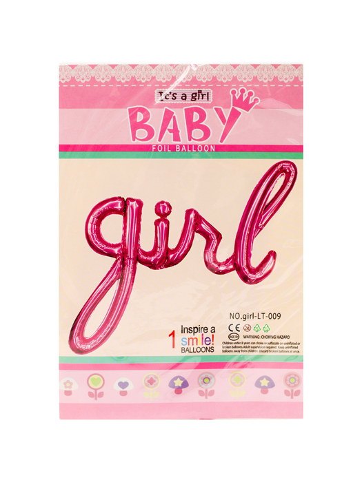 Globo "girl" en cursiva