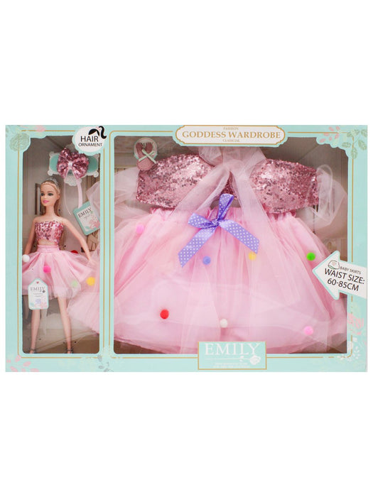 Set Muñeca Emily Goddes Wardrobe