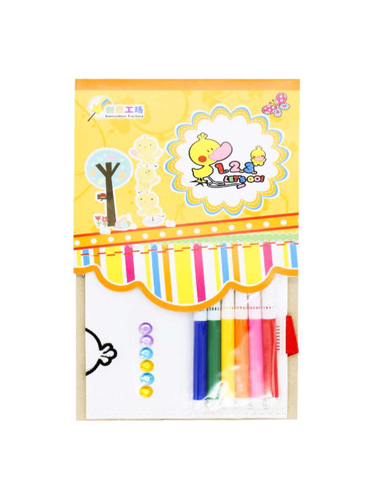 Kit Bolsa Ecológica para pintar con plumines