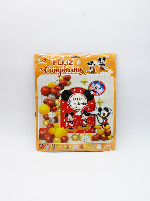 Set Feliz Cumpleaños Mickey Mouse