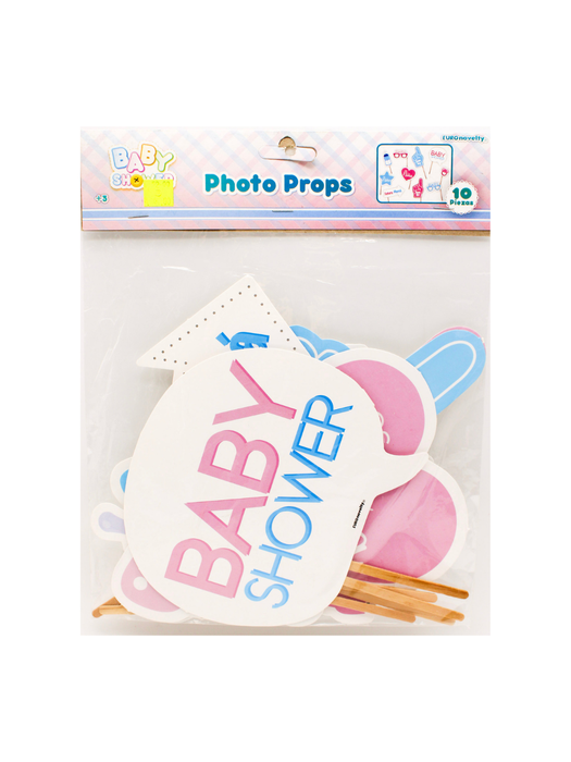 Set de Photo Props Baby Shower – 10 piezas