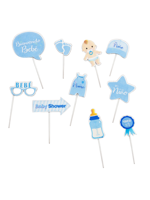 Set de Photo Props "Es Niño" – 10 piezas