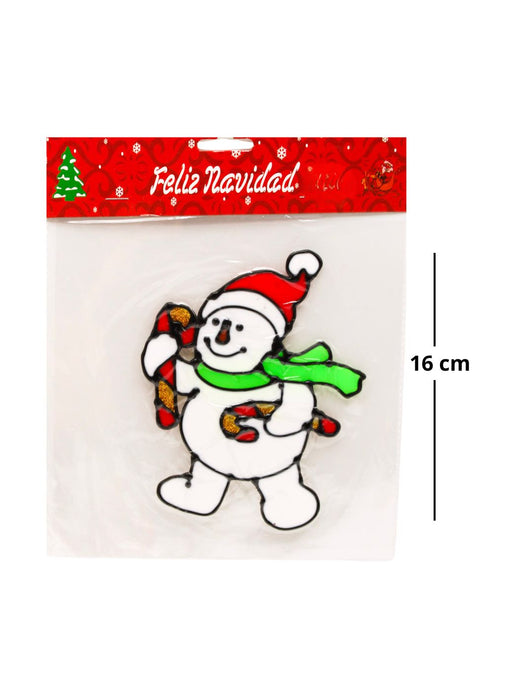 Figuras de gel para vidrio con diseño de Navidad