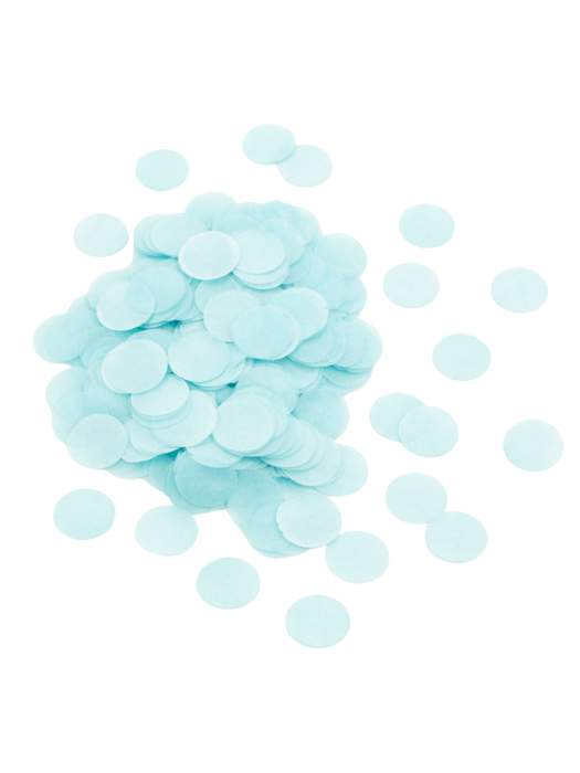 Confeti de Papel Color Azul Pastel