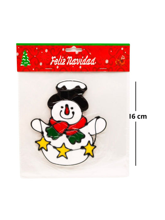 Figuras de gel para vidrio con diseño de Navidad