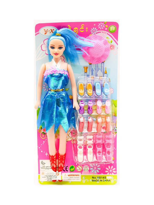 Muñeca Fashion con Vestido Brillante