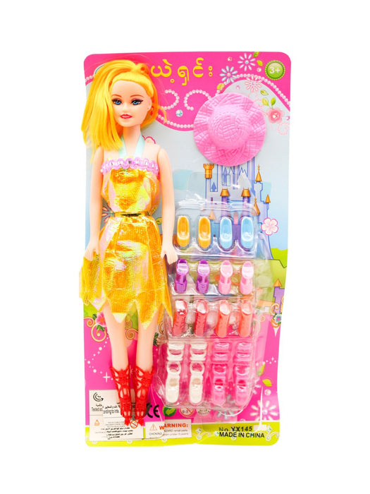 Muñeca Fashion con Vestido Brillante