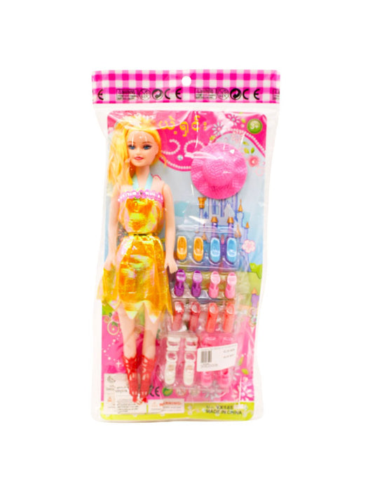 Muñeca Fashion con Vestido Brillante