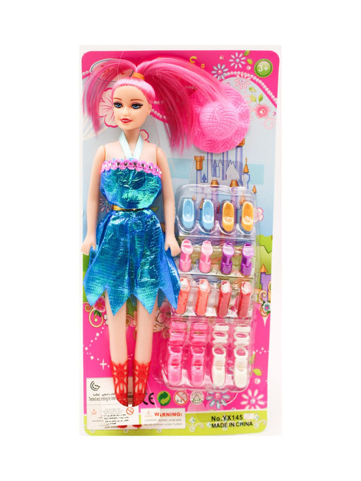 Muñeca Fashion con Vestido Brillante