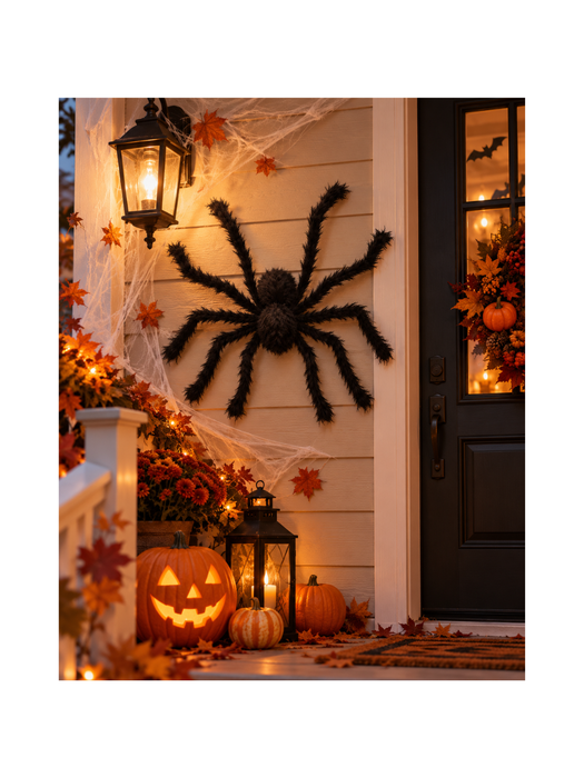 Araña Decorativa Negra