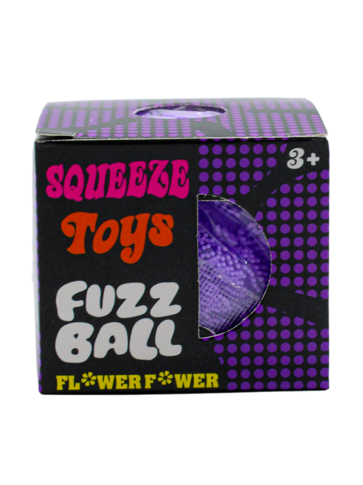 Pelota Squishy Carita Feliz Morada