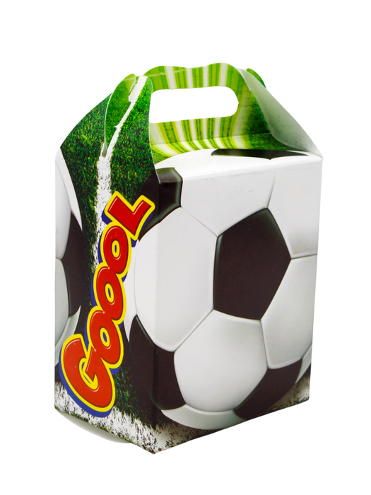 Caja bolo de futbol