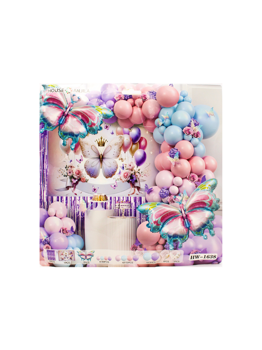 Set de Globos con Temática de Mariposa