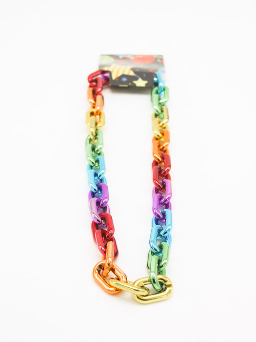 Collar cadenas arcoiris