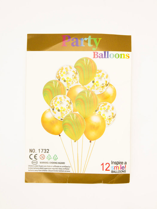 set globo 12 pz