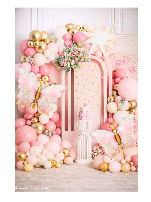 Set de Globos con Temática de Mariposa