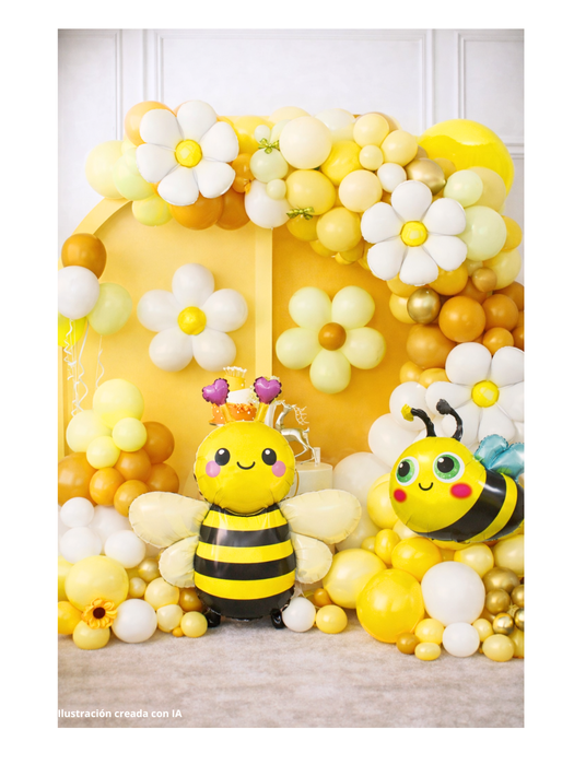 Set de Globos con Temática de Abejita