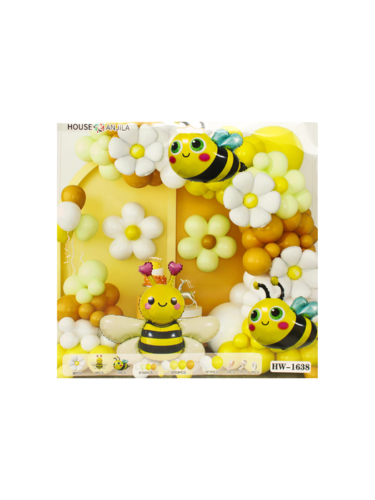 Set de Globos con Temática de Abejita