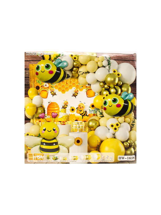 Set de Globos con Temática de Abejita