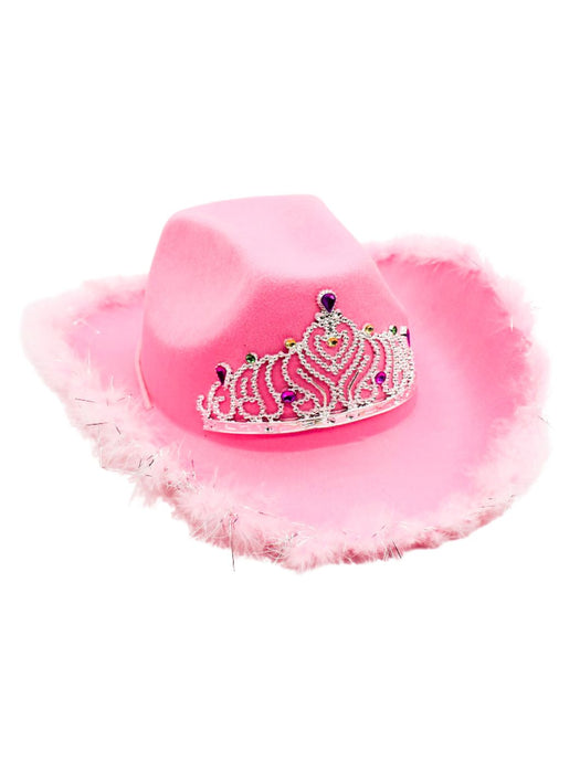 Sombrero Vaquero - Con Corona y Plumas