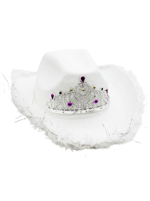 Sombrero Vaquero - Con Corona y Plumas