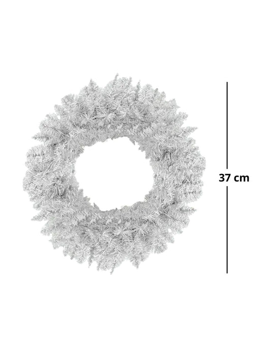 Corona Artificial Sin Decoración - Blanca
