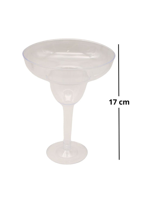 Copa de Plástico Transparente Tipo Margarita