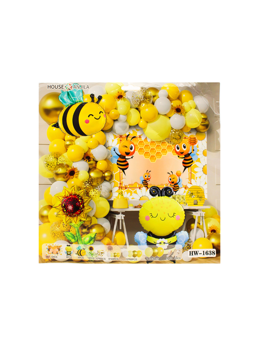 Set de Globos con Temática de Abejita