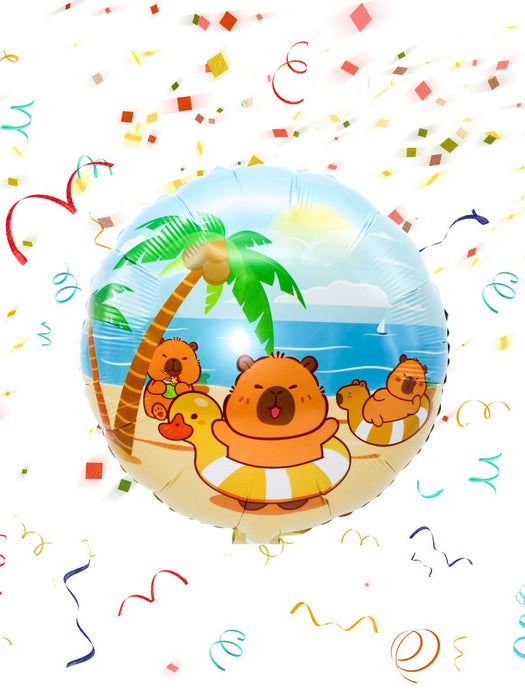 Globo Capybara - Diseño diferente en cada lado
