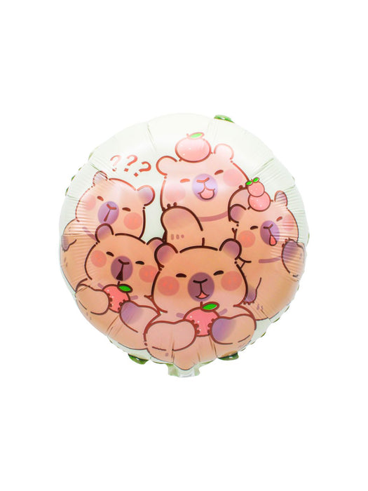 Globo Capybara - Diseño diferente en cada lado