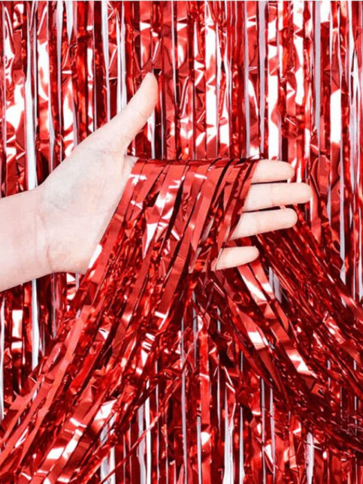 Cortina Metálica - Roja