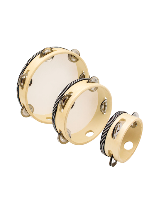 Paquete de 3 Panderos de Madera