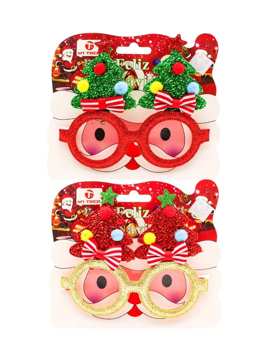 Lentes Navideños - Diseño de Árbol de Navidad