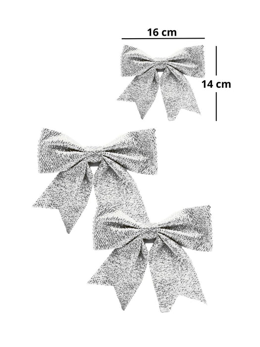 Adorno Moño Navideño - Paquete con 2 Piezas