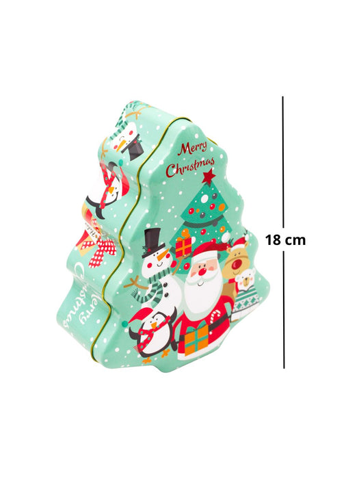 Galletero de Metal en Forma de Pino Navideño