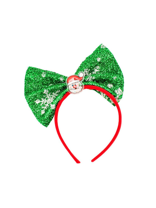 Diadema Navideña - Moño con Santa