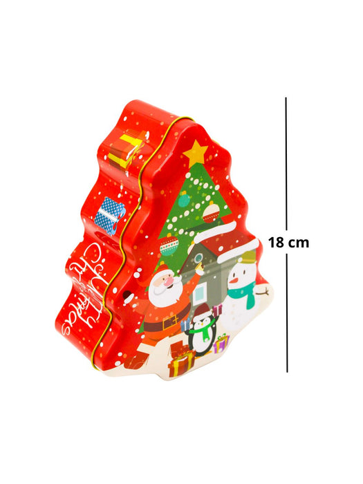 Galletero de Metal en Forma de Pino Navideño