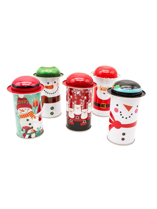 Contenedor Metálico Navideño