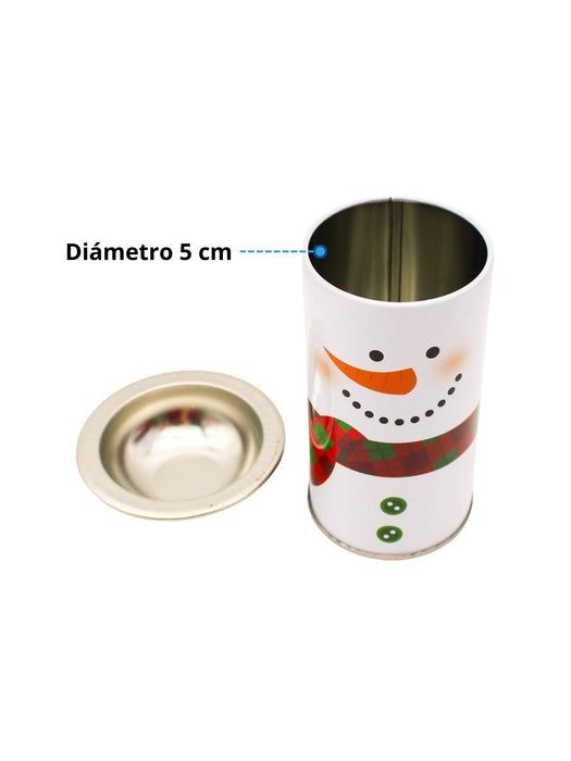 Contenedor Metálico Navideño