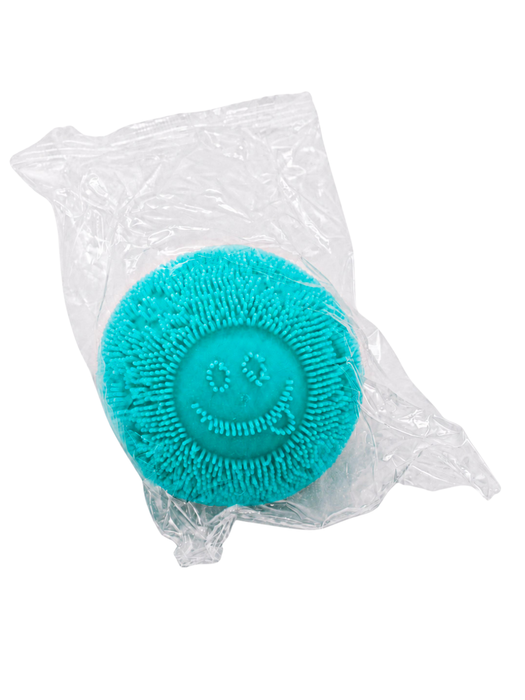 Pelota Squishy Carita Feliz Azul