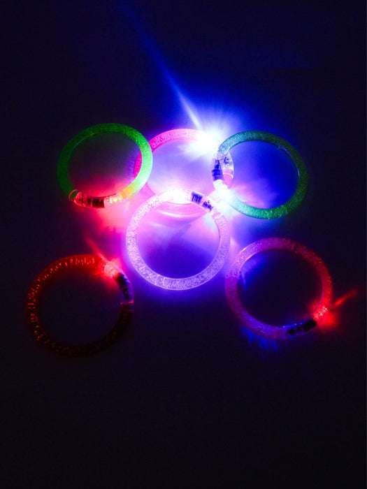 Pulseras con Luz - Paquete con 10 Piezas