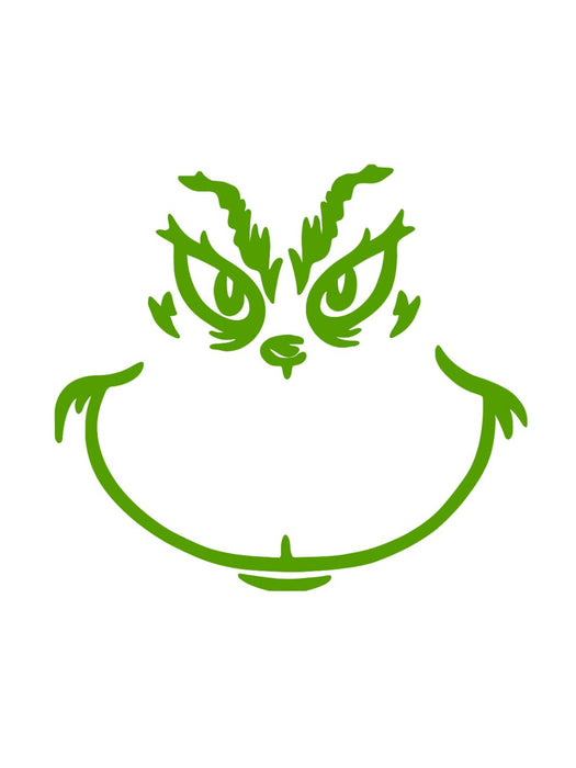 Vinil para Vaso - El Grinch - Paquete con 10 piezas