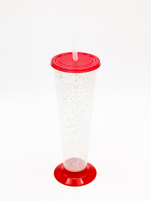 Vaso de Copa con Glitter