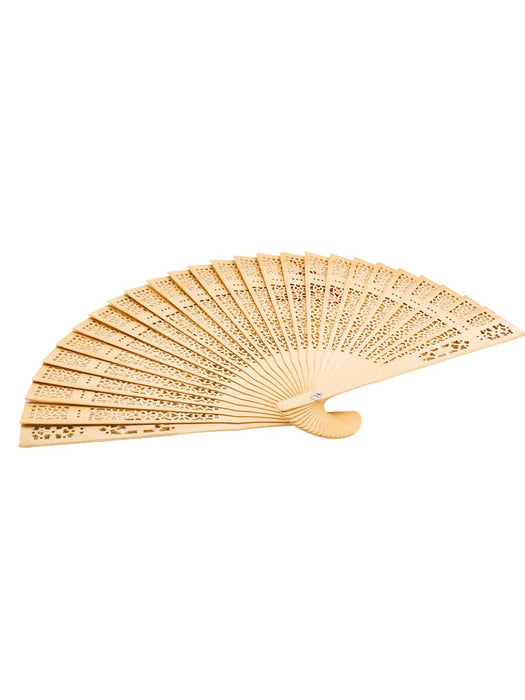 Abanico de madera - Paquete con 10 Piezas
