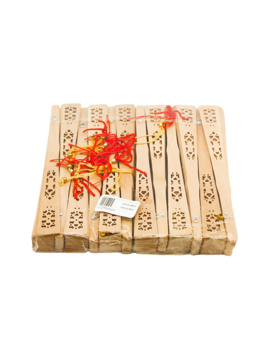Abanico de madera - Paquete con 10 Piezas