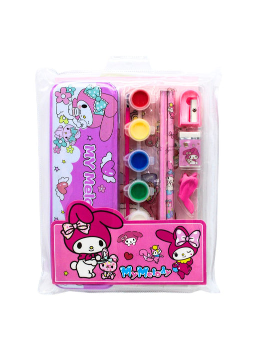 Estuche Escolar con Acuarelas - Sanrio