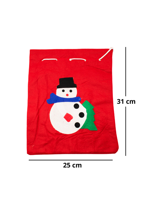 Bolsa Navideña de Fieltro para Dulces - Chica