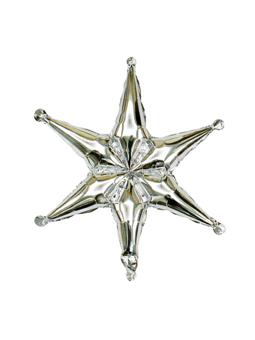 Globo Estrella 6 Picos RJi - Plata