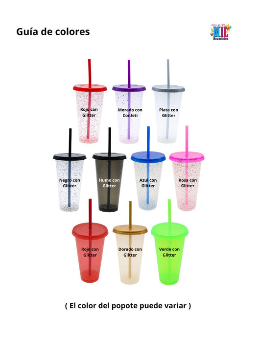 Vaso Venti Glitter 24 oz