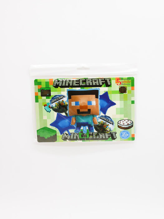 Set de globos Minecraft